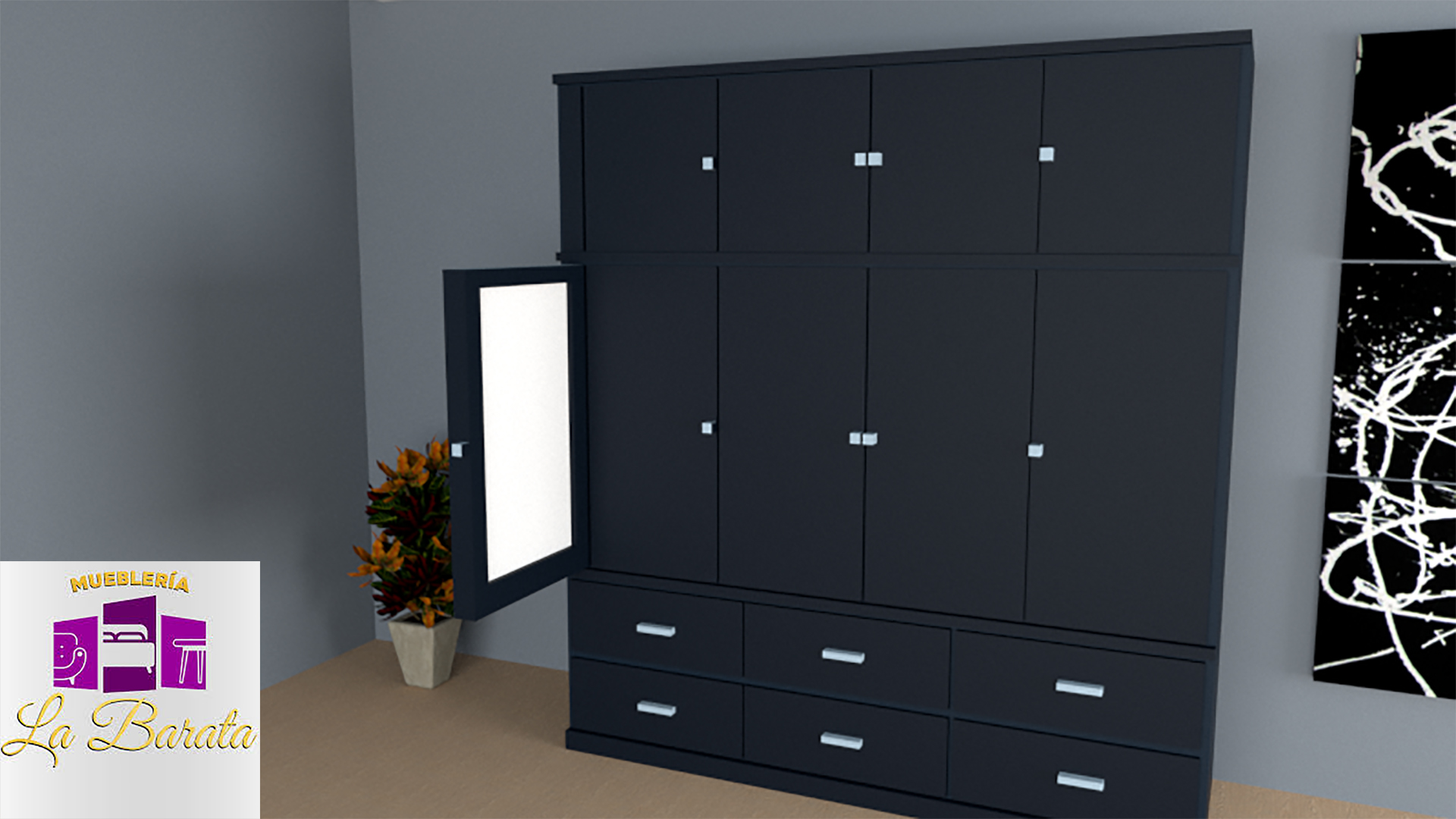 Closet Goliat Mueblerialabarata